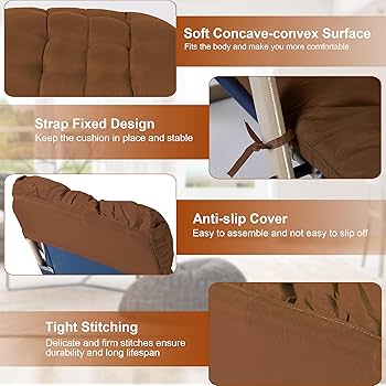 Pick you クッション　rest cushion Amazon.com: RSH DECOR: Tufted U-Shape Wicker Seat Cushions